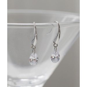 ANEMONE ドロップビジューフックピアス