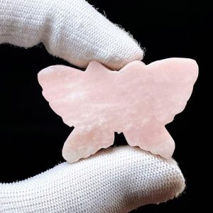 PROME 天然石 一点物・特別仕様品・再入荷困難・高品質・ピンクオパール・ペルー産・彫刻品・V52534