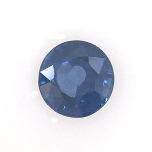 [送料無料]ブルーサファイア ルース　ラウンドカット 0.36ct　クロネコゆうパケット発送