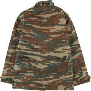 古着 ギリシャ軍 迷彩柄 リザードカモ ミリタリージャケット S メンズS相当 /eaa533917