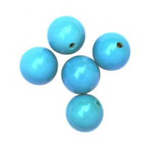 【すぐに使える10％OFFクーポン】トルコ石・ルース 8mm 片穴