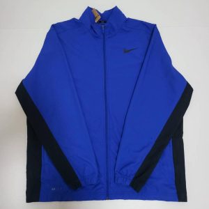 NIKE 【古着】NIKE（ナイキ）　トラックジャケット　JKT　XXL　青　ブルー　黒　ブラック　ツートーン