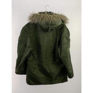 ALPHA INDUSTRIES◆ミリタリージャケット/M/ナイロン/KHK/N-3B/1615-573-8335