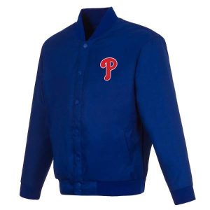 MLB公式 正規品 メンズ ナイロンジャケット アウター ジャンパー JH Design JHデザイン フィラデルフィア・フィリーズ Philadelphia Phillies