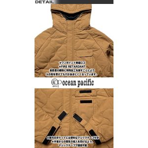 Ocean Pacific 最短翌日配達 OP オーシャンパシフィック メンズ ジャケット ファイヤープルーフ キルティング アウトドア キャンプ アウター サーフブランド 531206